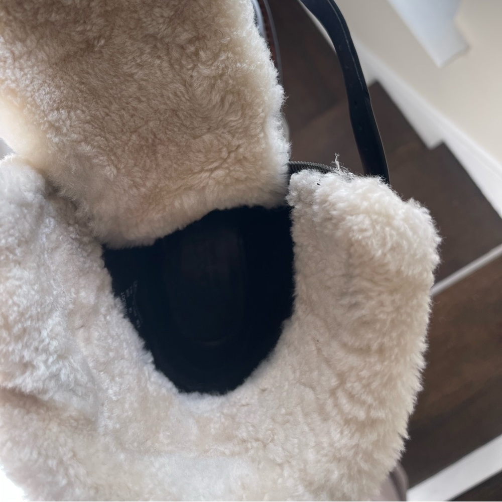 Coach Zip Moto Genuine Shearling Boots! - Picture 6 of 6